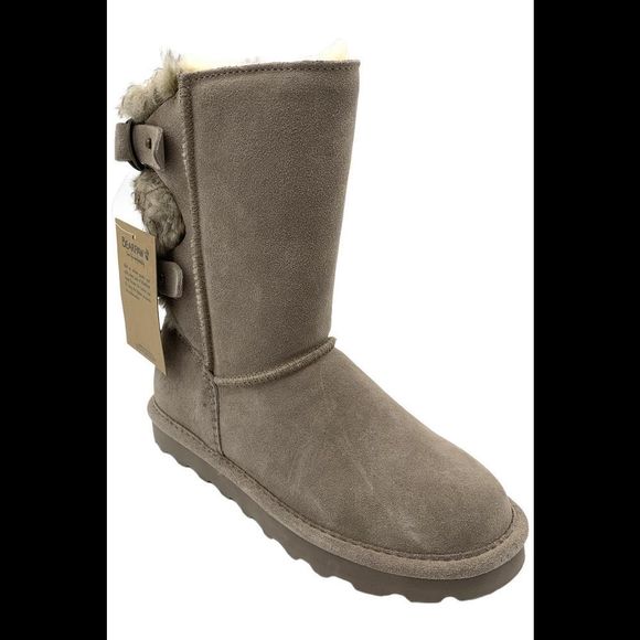 BEARPAW Women's Eloise Winter Boot Stone - Medium - Picture 1 of 3